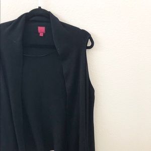 212 collection sweater vest size large black
